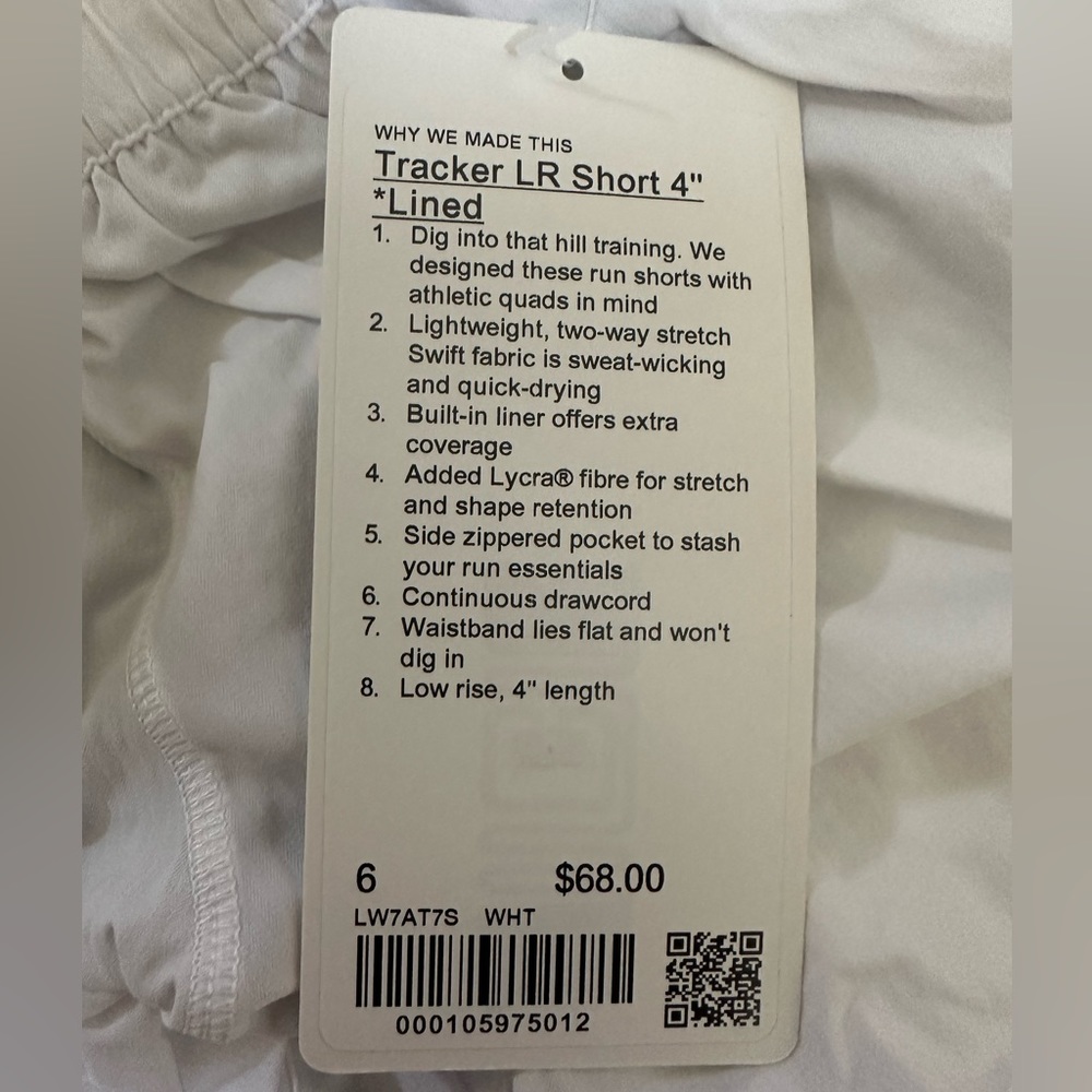 Lululemon Tracker LR short 4" Lined - Picture 6 of 7
